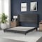 Flash Furniture Charcoal Queen Platform Bed with Headboard YK-1078-CHAR-Q-GG - alternate 8